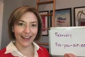 美音发音教学：February 一个困扰我很久的单词