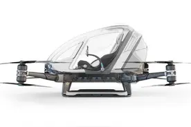 亿航载人四轴飞行器 你问我咋不上天？图片