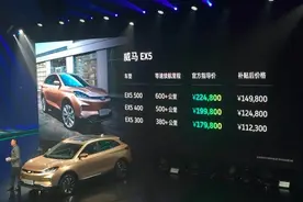 左手造车右手共享，造车新势力威马EX5上市堪称价格“屠夫”图片