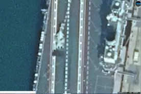 在谷歌地图上观看辽宁舰