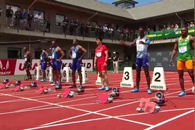 钻石联赛尤金站 苏炳添超风速百米9秒90！