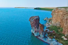 呼伦湖越来越丰盈图片