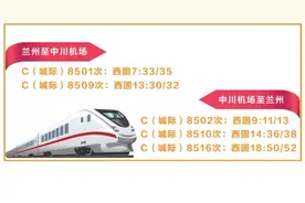 7月1日零时起兰州局集团公司多趟列车进行调图 5趟动车组增加西固站图片