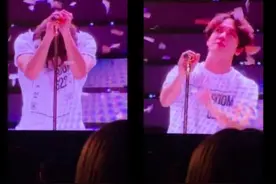 郑容和入伍前最后一唱感性落泪：你们会等我吗？图片