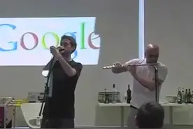 谷歌小晚会  牛人用笛子加B-BOX表演  太有才了图片