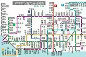 深圳目前最全的地铁线路图，收好不谢！图片