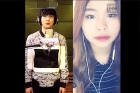 段子手薛之谦和美女合唱丑八怪，好听！图片