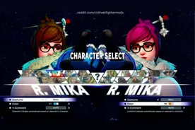 《守望先锋》X《街头霸王5》小美与莱因哈特MOD公布图片