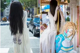 日本「贞子」头发拨开长这样 网友全都恋爱了图片