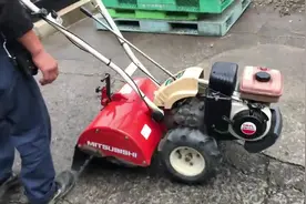 小哥买的三菱微耕机真是不错，发动机省油耐用，质量超好视频封面