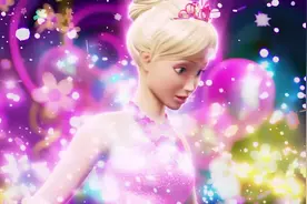 《芭比与神秘之门》艾里西亚失去魔法后变成真正的公主，好漂亮！视频封面