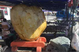 寻宝开始！罕见12吨巨型和田玉籽料现市图片