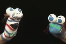 创意手工：袜子手偶聊天中  点击率最高的“智慧树”游戏来啦图片