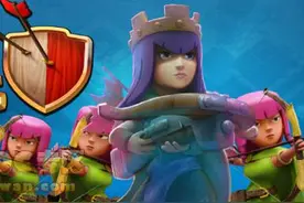 部落冲突女王的智商碉堡了！隔山打牛花式爆本（多图）图片