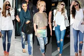 搭配 | 论破洞牛仔裤正确的打开方式图片