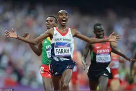 这才是真王！法拉赫被绊摔倒，被围剿，仍卫冕万米冠军！图片