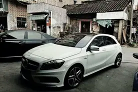 奔驰A45 AMG保养更换美国AMSOIL机油图片