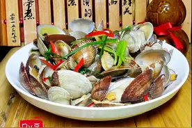 营养美味“爆炒花蛤”图片