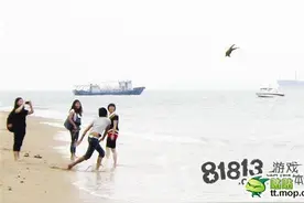 狠心男子抓着小狗扔大海 小狗多次爬回仍被抛弃图片