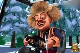 熊二的力气真大 把光头强的铲车推翻了！视频封面