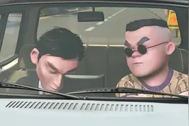 熊出没，二狗警车坐几回了，头一次开警车，厉害啊视频封面