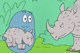 利波把穿山甲当松子，布莱特把犀牛宝宝当小猪，惨遭犀牛妈妈攻击视频封面