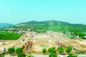 锦州：建设中的南山公园图片