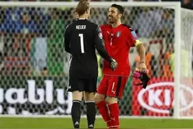 布冯洒泪，诺伊尔豪言，感谢他们让人们看到了“神之对决”图片