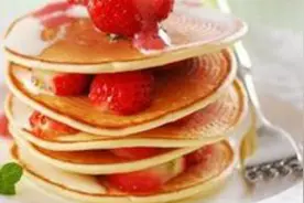 周二贪吃早餐：五分钟搞掂的草莓松饼图片