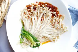 金针菇盆花——高颜值凉菜让你伏天胃口大开图片