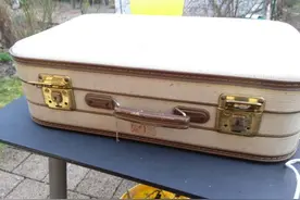 邻居丢掉一个旧皮箱，被男子捡回家，当邻居再看到皮箱时后悔不已图片