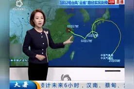 中央气象台：12号台风“云雀”最新路径实况及预测解析