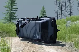 车祸模拟器：汽车在山路越野失败与撞击集锦