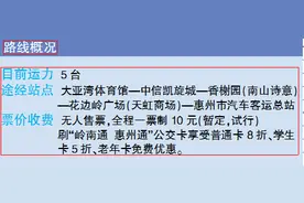 "惠大公交快线"拟本月上旬试运营 票价10元图片