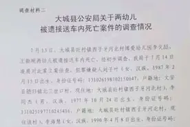 河北大城县两幼儿在幼儿园接送车内死亡 警方：相关责任人被刑拘图片