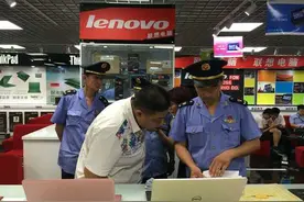 百脑汇市场商户涉嫌以次充好被查图片