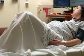 Pokemon go国外有多火？老婆临产还忙着抓精灵图片