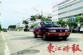 龟速教练车“占领”惠城水口上霞北路图片