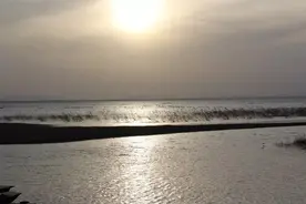 白龟山水库的傍晚图片