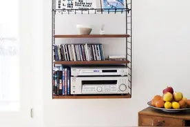 客厅置物架怎么摆放更漂亮！图片