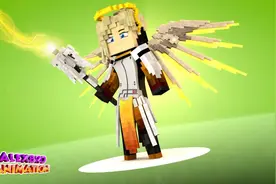 快来看看吧 Minecraft版的守望先锋英雄造型！图片