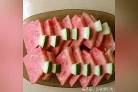 20元的西瓜卖200元？那是因为你不会这些高端的切西瓜方法图片