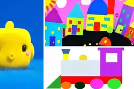 幼儿园创意几何图形小手工，带孩子一起来玩吧！图片