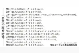 便民服务乘"公交化"列车半小时就能到双城堡丨1月18日起开行图片