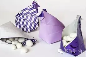 DIY母鸡糖果盒子手工折纸教程 纸盒子的折法详细图解图片