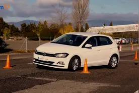 大众POLO 1.0TSI 2018款 麋鹿测试，看下三缸的POLO实力如何