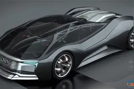 围观奥迪核动力汽车 加一次燃料用一年图片