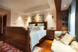 重庆约克郡上林洋房装修完工图片｜浓烈美式风格尽情演绎图片