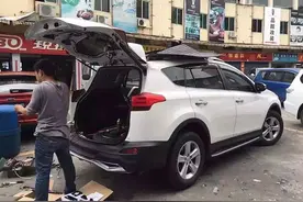 本田CVR爱车加装电动尾门+360全景行车记录仪图片