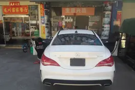 深圳奔驰CLA安装折叠后视镜无钥匙舒适进入360全景，杠杠的图片